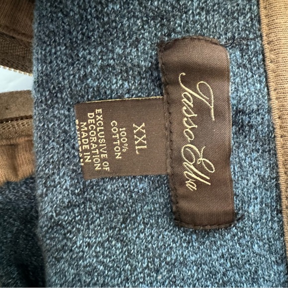 Tasso Elba Men’s Blue Sweater Mock Neck Sz XXL - Picture 8 of 8